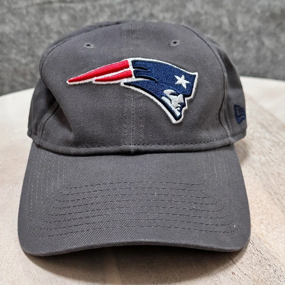 New Era 9TWENTY New England Patriots Women Hat Gray Adjustable NFL Baseball Cap